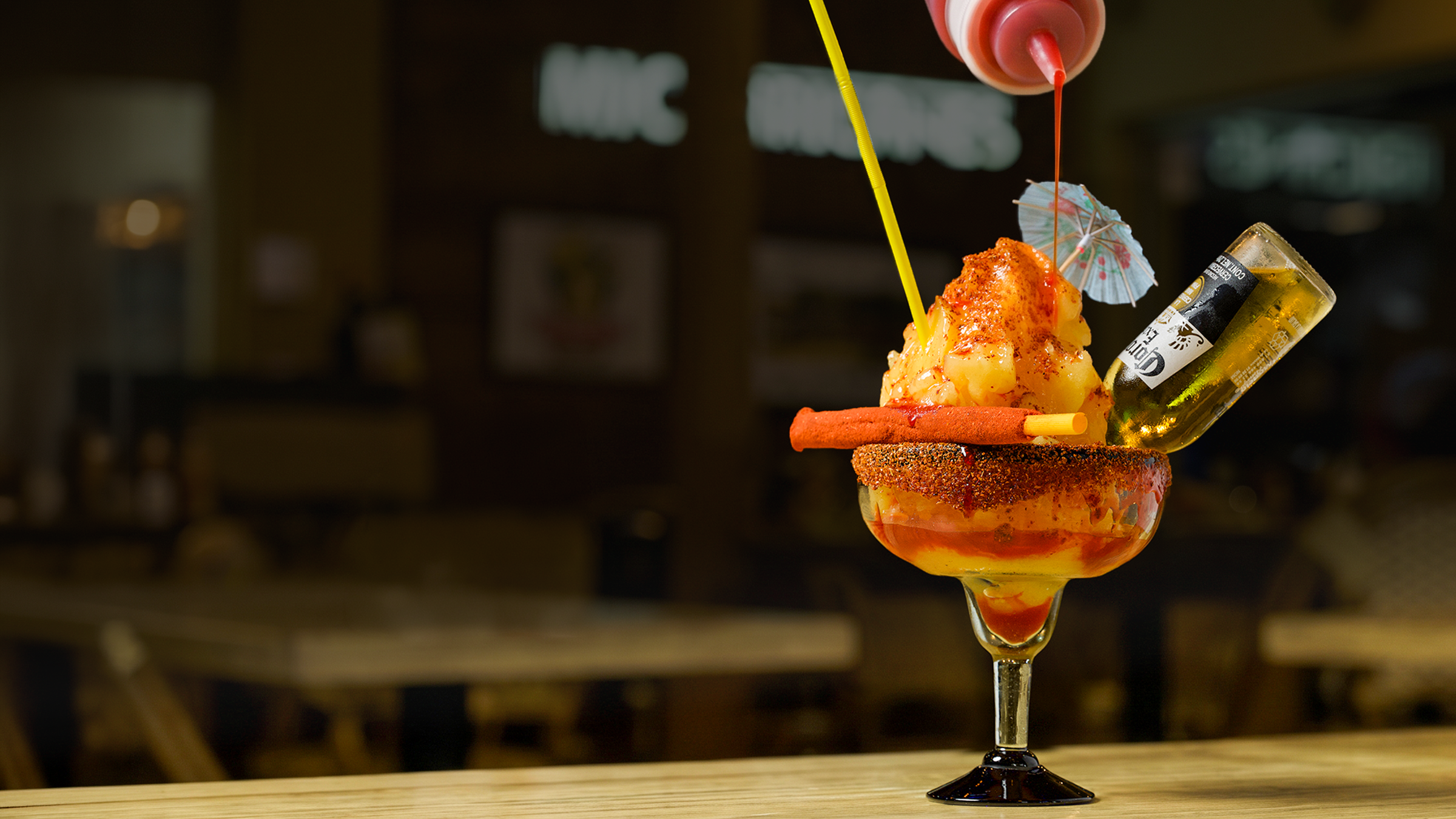 Coronarita de mango