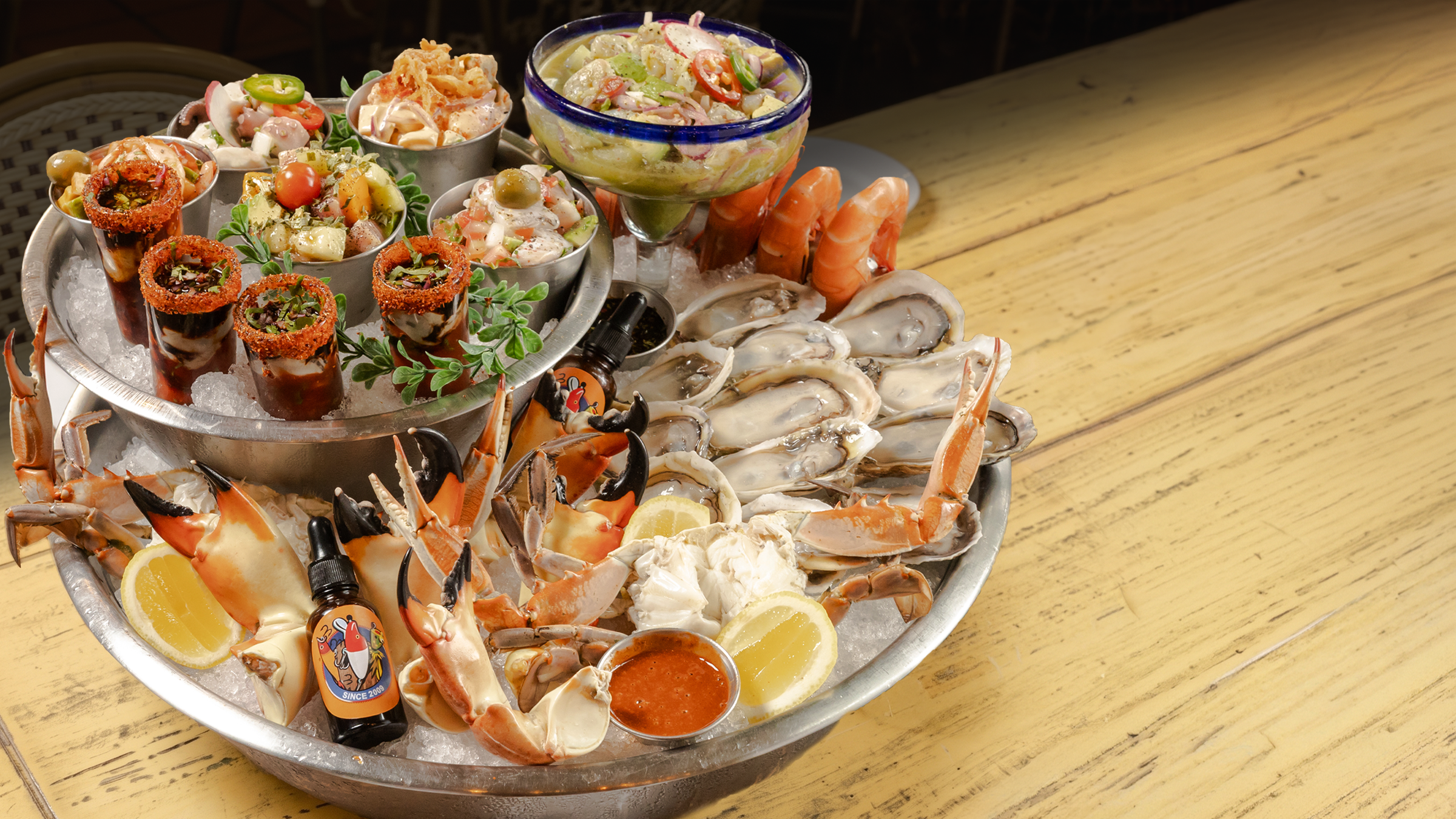 Fuente de mariscos