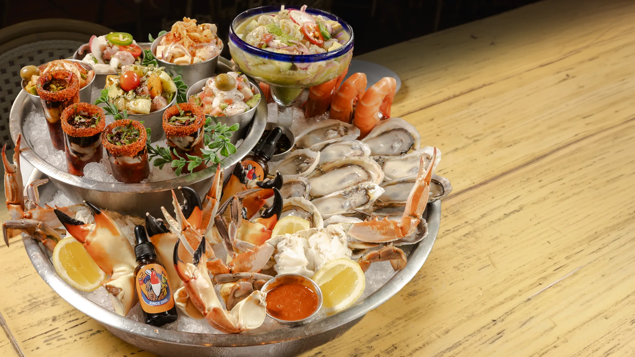 Fuente de mariscos