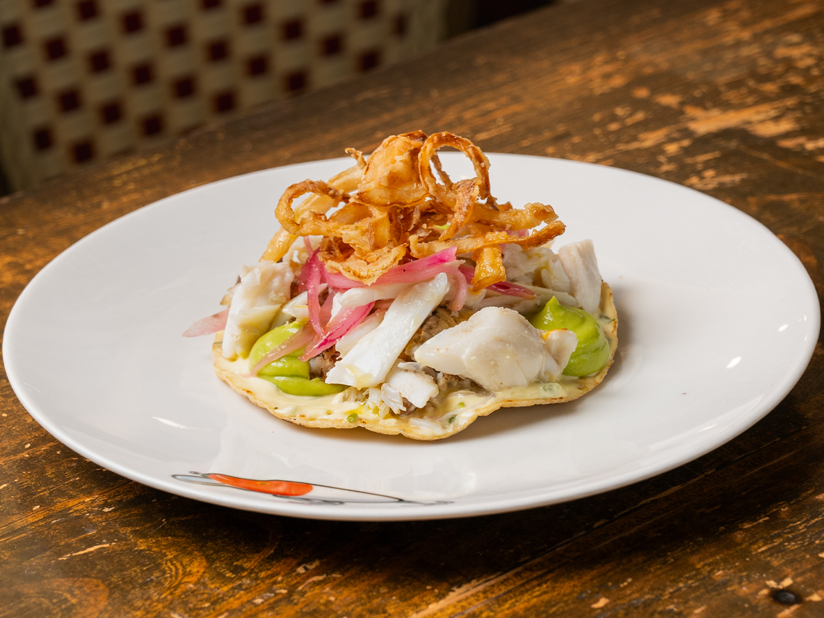 Tostada de jaiba brava